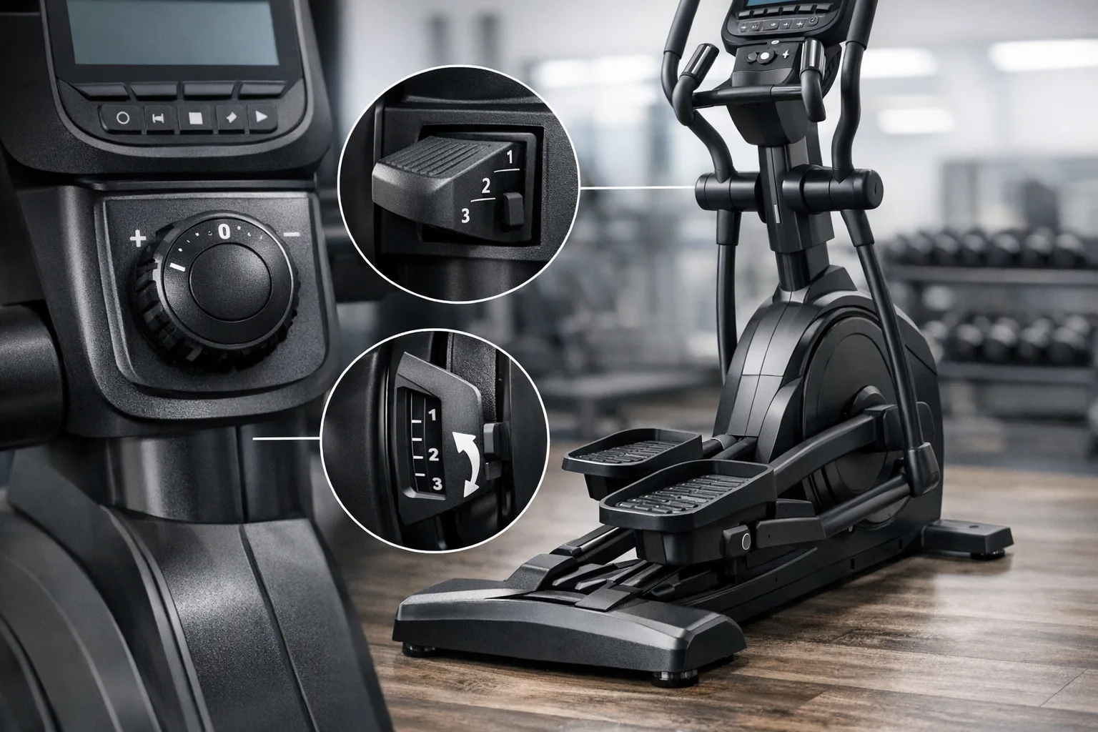 Crosstrainer Widerstand, Schrittweite und Neigung optimal einstellen