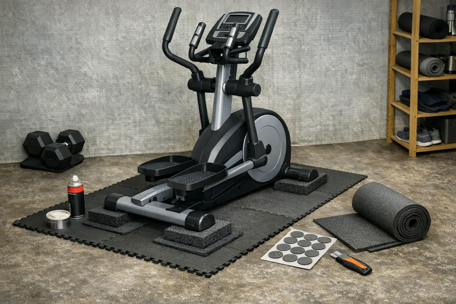 Crosstrainer leiser machen: DIY-Daempfung und Geraeuschreduzierung