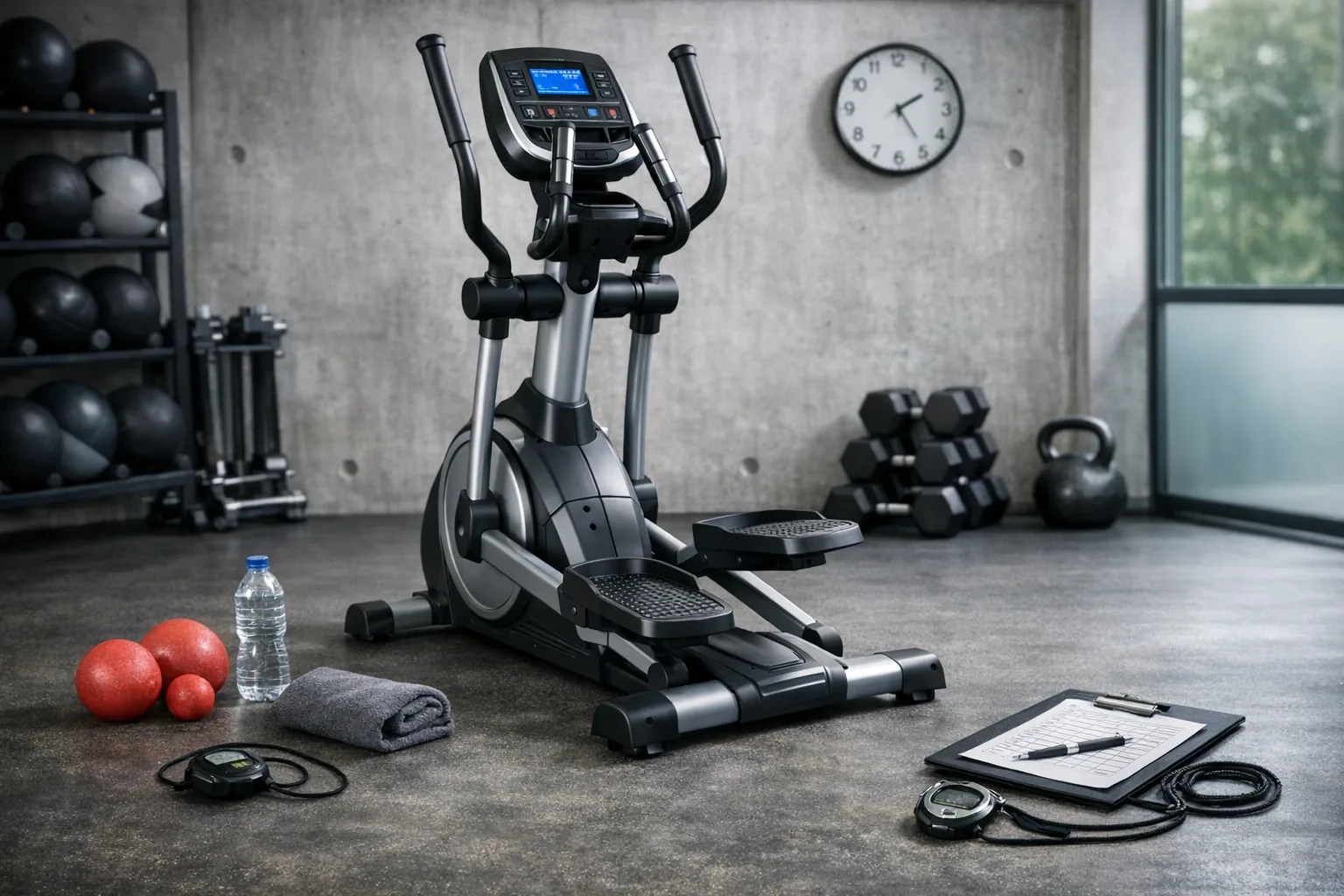 Erste Crosstrainer-Einheit: Aufwaermen, Intensitaet und sinnvolle Dauer