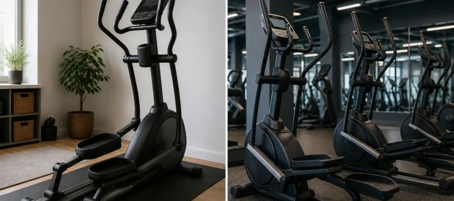 Crosstrainer Reinigungshaeufigkeit fuer Zuhause vs. Fitnessstudio