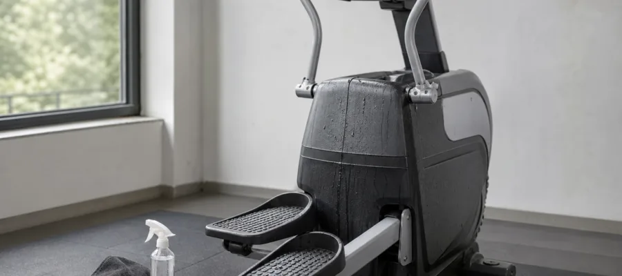 Crosstrainer Schweiss- und Geruchsentfernung nach dem Training
