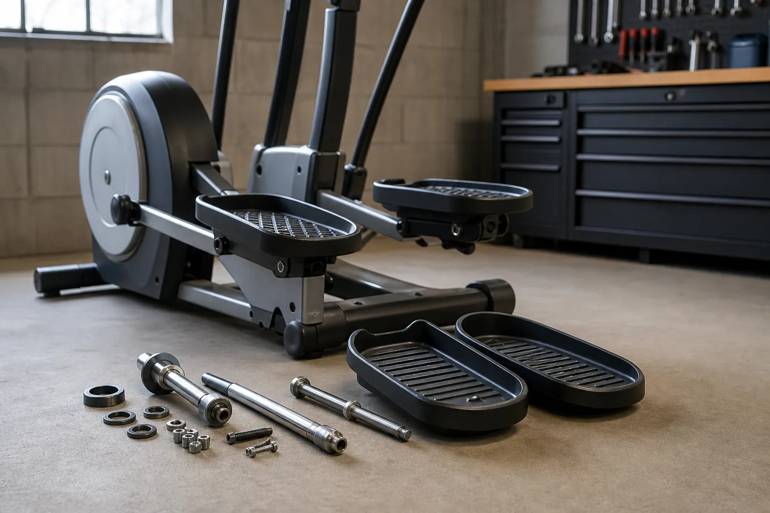 Crosstrainer umbauen: Pedal- und Achsmodifikationen fuer mehr Komfort