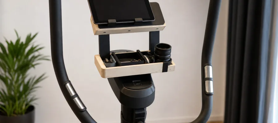 Crosstrainer umbauen: Zubehoerhalter und Tablet-Mount selbst bauen