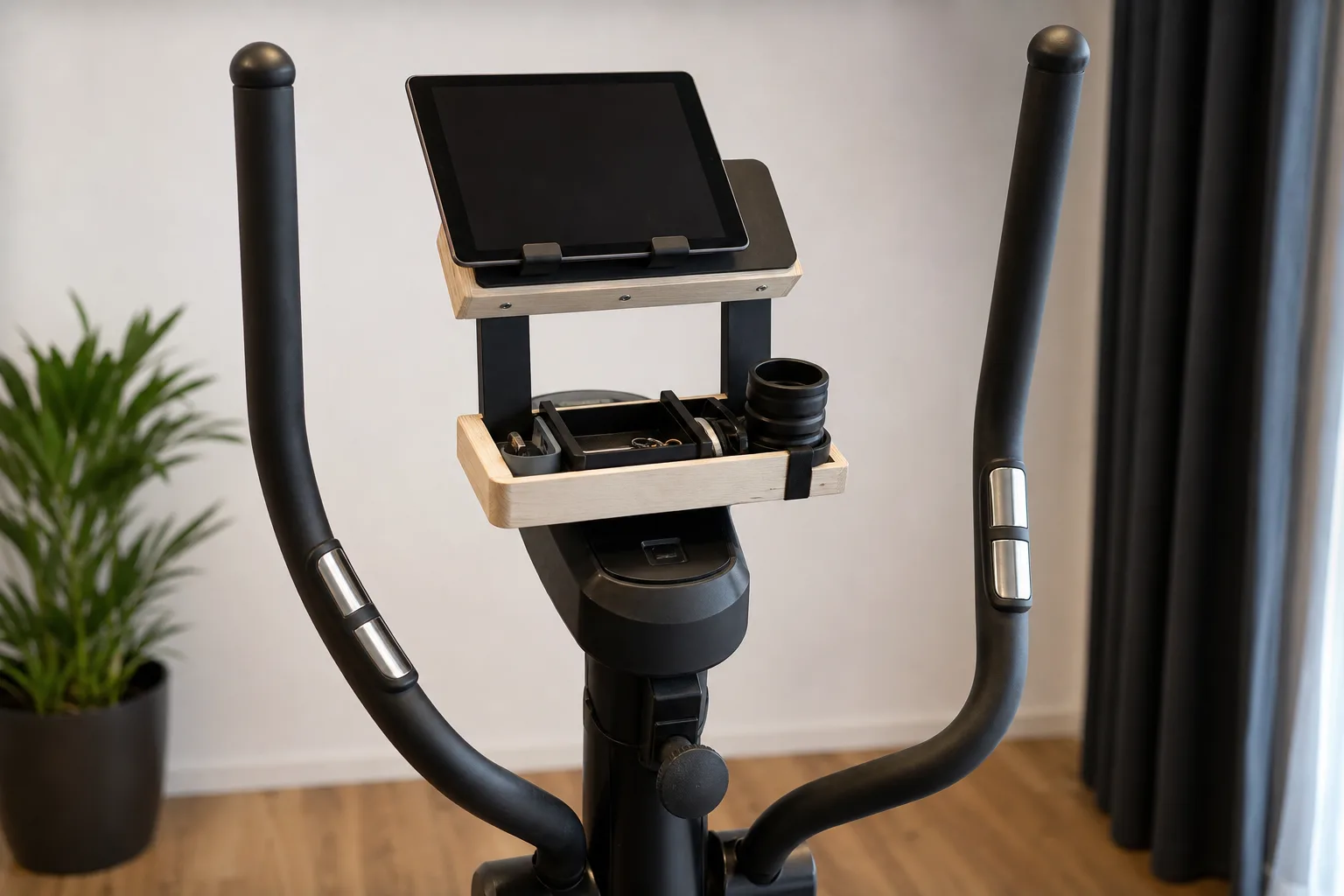 Crosstrainer umbauen: Zubehoerhalter und Tablet-Mount selbst bauen