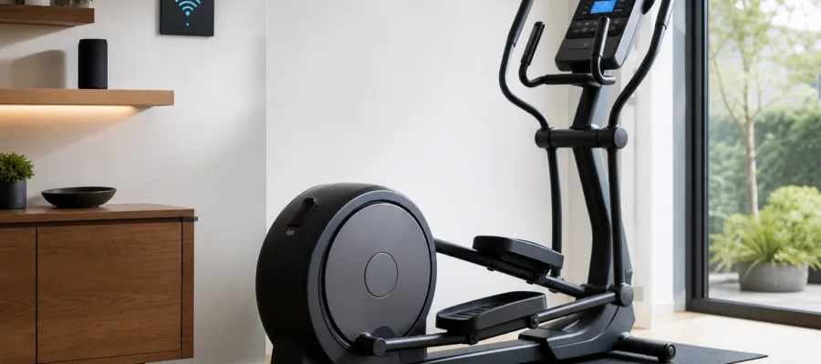 Smart-Home-Integration und Apps beim Crosstrainer-Kauf pruefen